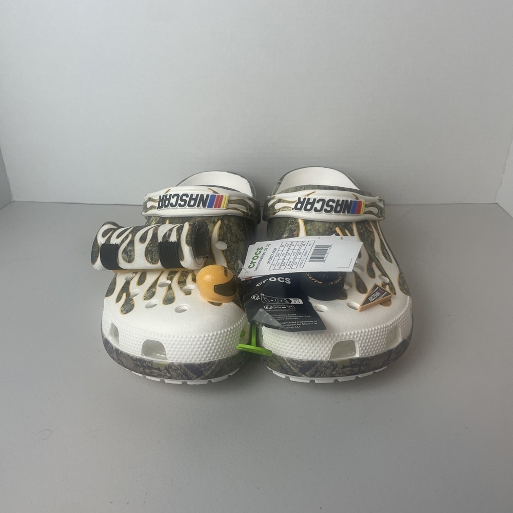 Crocs X Nascar Realtree Classic Clog Slip On Shoe 210827-90H Size 13